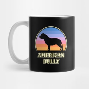 American Bully Vintage Sunset Dog Mug